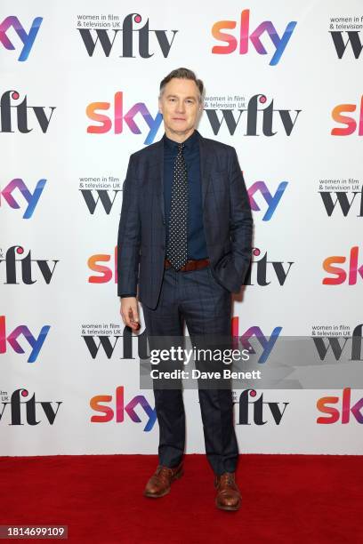 David Morrissey attends the Women in Film & Television Awards 2023 at London Hilton Park Lane on December 1, 2023 in London, England.