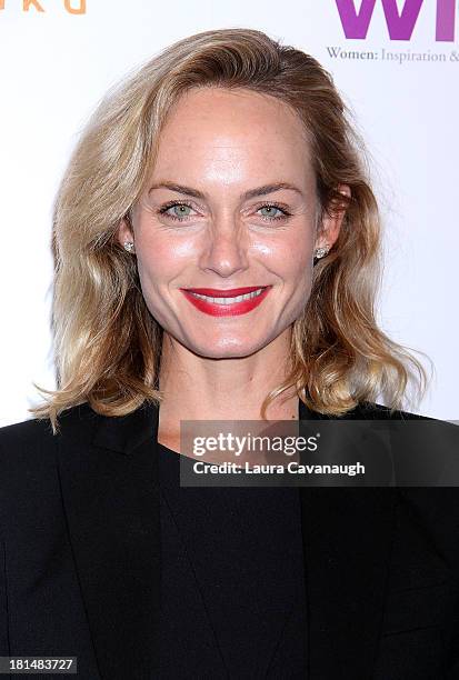 Amber Valletta attends day 2 of the 4th Annual WIE Symposium at Center 548 on September 21, 2013 in New York City.