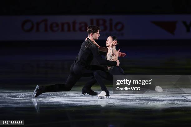 Lucrezia Becca and Matteo Guarise of Italy perform at the Gala Exhibition during the ISU Grand Prix of Figure Skating NHK Trophy at Towa...