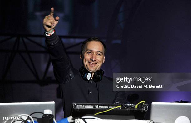Paul Van Dyk performs at the annual Peace One Day concert at the Peace Palace on September 21, 2013 in The Hague, Netherlands.