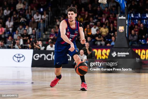 Oriol Pauli of Fc Barcelona in action during the ACB Liga Endesa, match played between FC Barcelona and Basquet Girona at Palau Blaugrana on November...