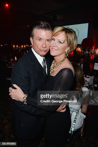 Alan Thicke and Joanna Kerns attend Canada's Walk Of Fame After Party at The Sheraton Hotel on September 21, 2013 in Toronto, Canada.