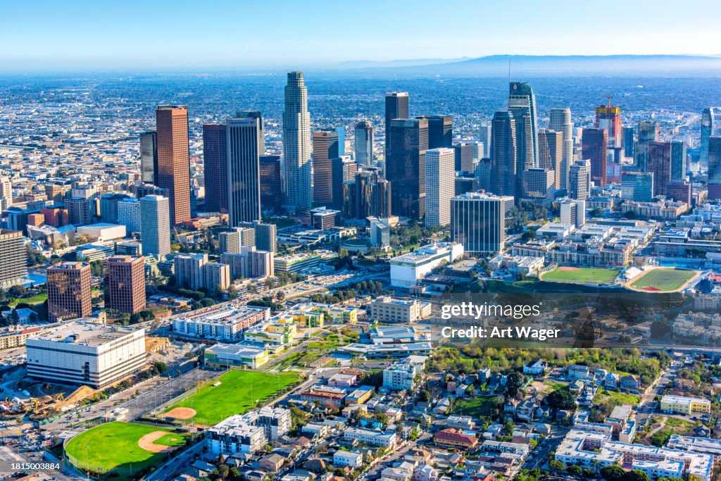 Los Angeles Cityscape Aerial