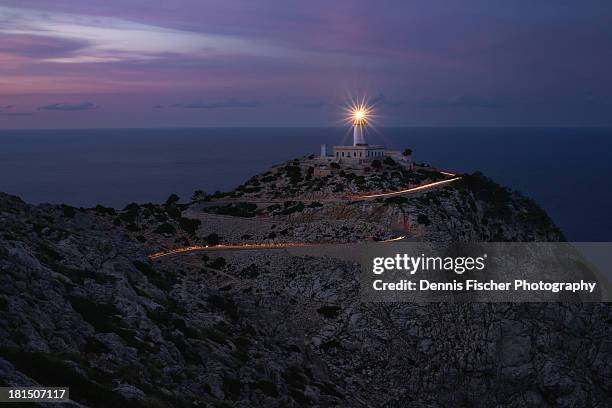 faro de formentor - cabo formentor fotografías e imágenes de stock