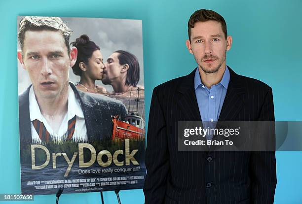 Actor / writer Stephen Twardokus attends Cinema Diverse: The Palm Springs Gay And Lesbian Film Festival Premiere Of "Dry Dock" at Camelot Theatres on...