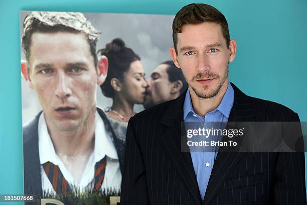 Actor / writer Stephen Twardokus attends Cinema Diverse: The Palm Springs Gay And Lesbian Film Festival Premiere Of "Dry Dock" at Camelot Theatres on...