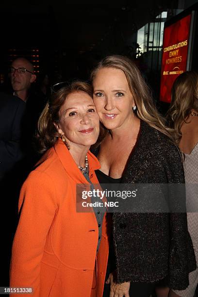 The Emmy Party" -- Pictured: Linda Lavin from "Sean Saves The World"; Jennifer Salke, President, NBC Entertainment at Boa Steakhouse, September 21,...