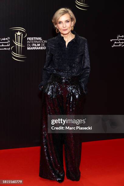 Melita Toscan du Plantier attends the 20th Marrakech International Film Festival on November 26, 2023 in Marrakech, Morocco.