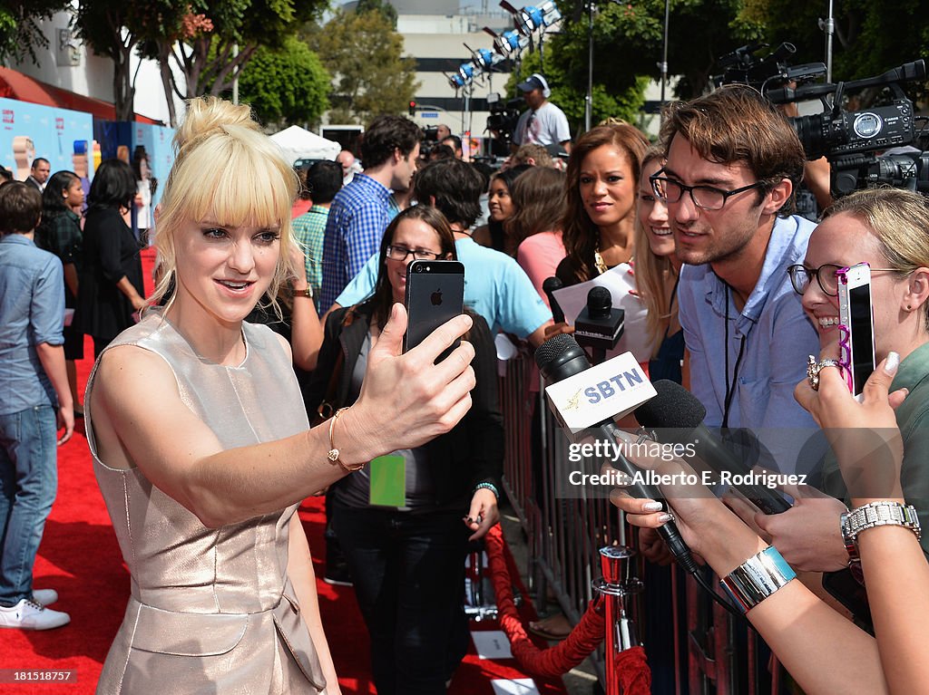 Premiere Of Columbia Pictures And Sony Pictures Animation's "Cloudy With A Chance Of Meatballs 2" - Red Carpet