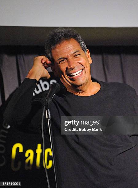 Comedian Bobby Collins performs at the Hyatt Regency Hotel on September 21, 2013 in Princeton, New Jersey.