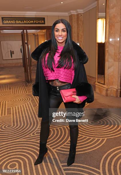 Katie Price attends the Women in Film & Television Awards 2023 at London Hilton Park Lane on December 1, 2023 in London, England.