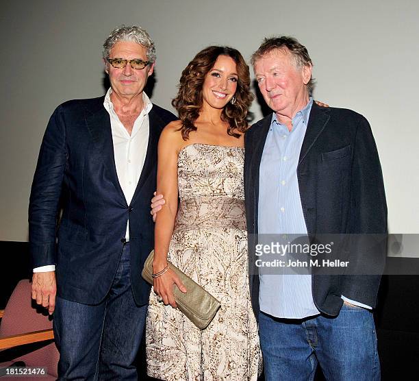 Actors Michael Nouri, Jennifer Beals and director Adrian Lyne attend the 30th Anniversary Screening of "Flashdance" at the Aero Theatre on September...