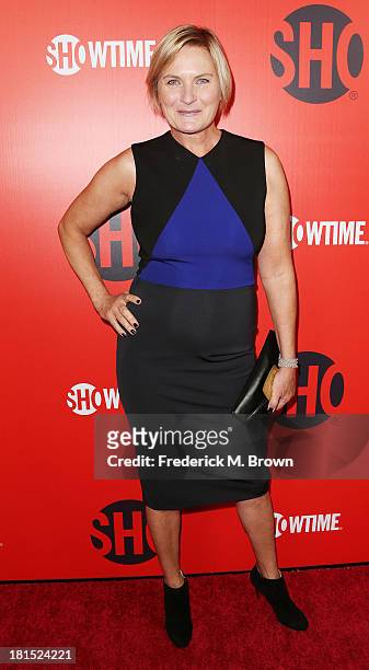 Actress Denise Crosby attends Showtime 2013 EMMY Eve Soiree at the Sunset Tower Hotel on September 21, 2013 in West Hollywood, California.