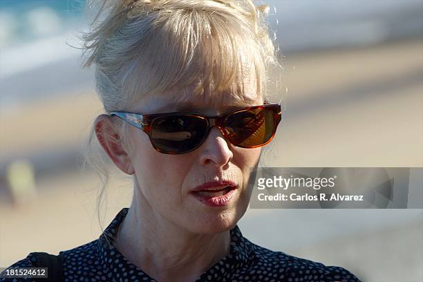 Actress Lindsay Duncan attends the "Le Week-End" photocall during the 61th San Sebastian International Film Festival at the Kursaal Palace on...