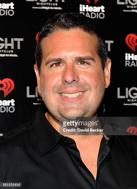 Radio personality Skeery Jones arrives at the iHeartRadio Music Festival official closing party at the Light Nightclub at the Mandalay Bay Resort and...