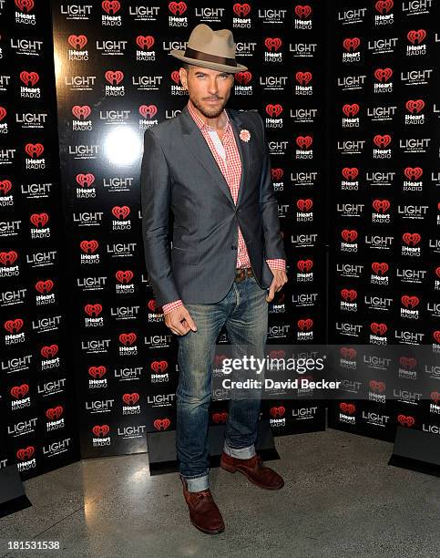 Singer-songwriter Matt Goss arrives at the iHeartRadio Music Festival official closing party at the Light Nightclub at the Mandalay Bay Resort and...