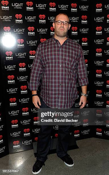 Musician/producer Darrin Pfeiffer arrives at the iHeartRadio Music Festival official closing party at the Light Nightclub at the Mandalay Bay Resort...