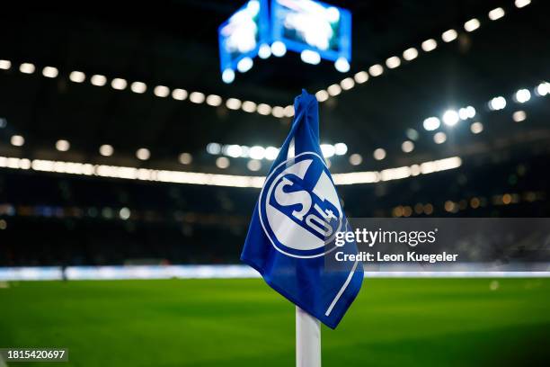 General view inside the stadium prior to the Second Bundesliga match between FC Schalke 04 and VfL Osnabrück at Veltins Arena on December 1, 2023 in...