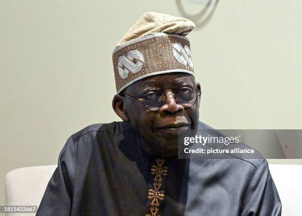 December 2023, United Arab Emirates, Dubai: Bola Tinubu, President of Nigeria, photographed during the United Nations Climate Change Conference in...