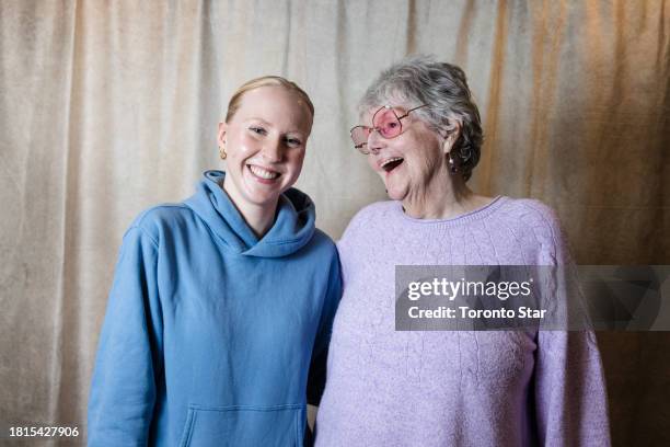 Toronto, ON Twenty year old Mia Spollen and eighty five year old Holly McCuaig . This past semester, students in the intergenerational classroom at...