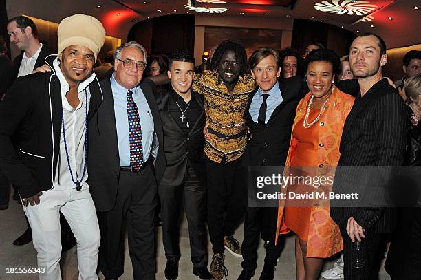 Carlinhos Brown, Howard G Buffett, Jahmene Douglas, Emmanuel Jal, Peace One Day founder Jeremy Gilley, Baroness Patricia Scotland and Jude Law...