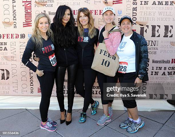 Women's Health publisher, Laura Frerer-Schmidt, Actress Naya Rivera, Editor In Chief of Women's Health, Michele Promaulayko, Lauren Bush and guest...