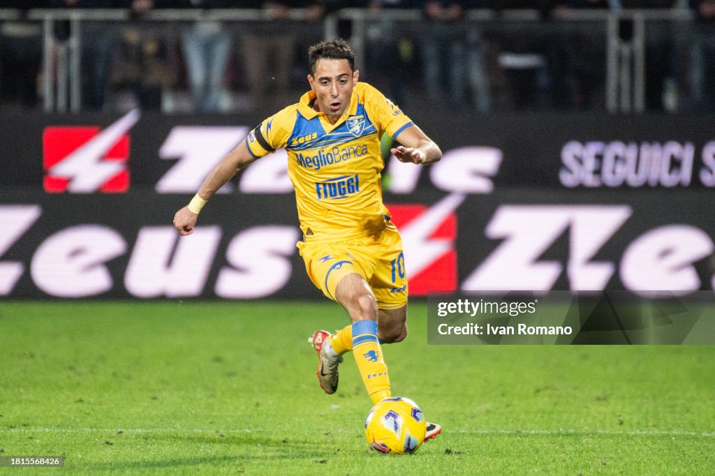 Giuseppe Caso of Frosinone Calcio during the Serie A TIM match... News