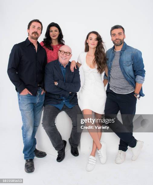 Christian Bale, Shohreh Aghdashloo, Terry George, Charlotte Le Bon and Oscar Isaac of 'The Promise'