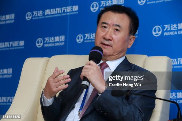 Wanda Developer Owner Wang Jianlin, chairman of Chinese property developer Wanda Group ...