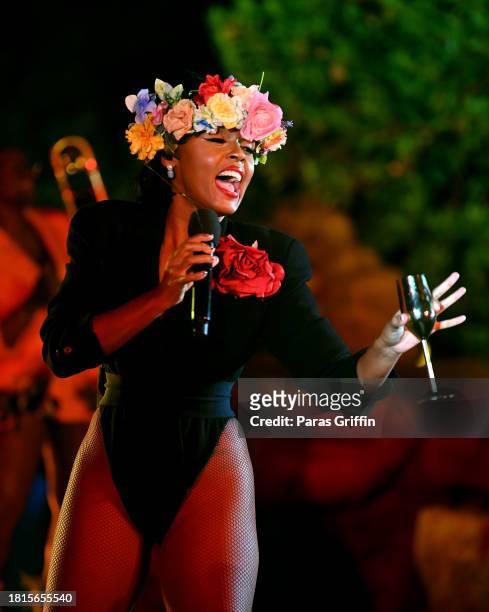 In this image released on November 26, Janelle Monáe performs onstage at Soul Train Awards 2023 on November 19, 2023 in Beverly Hills, California.