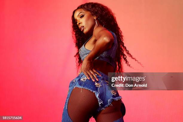 Kelly Rowland performs during Fridayz Live '23 at GIANTS Stadium on November 18, 2023 in Sydney, Australia.