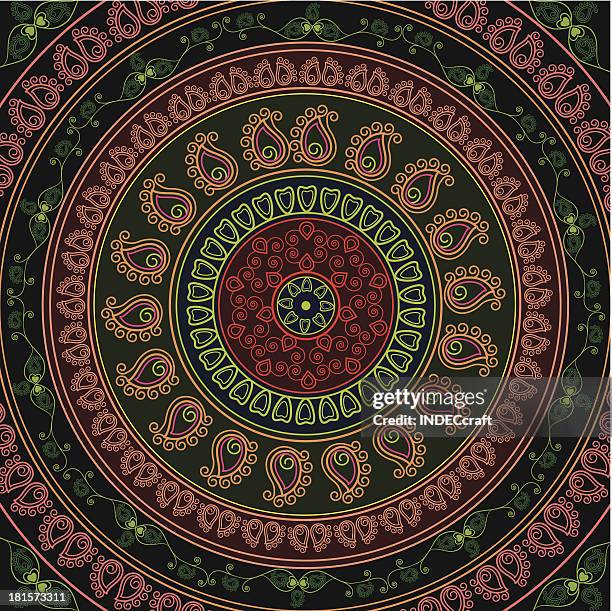colorful circle - sari stock illustrations