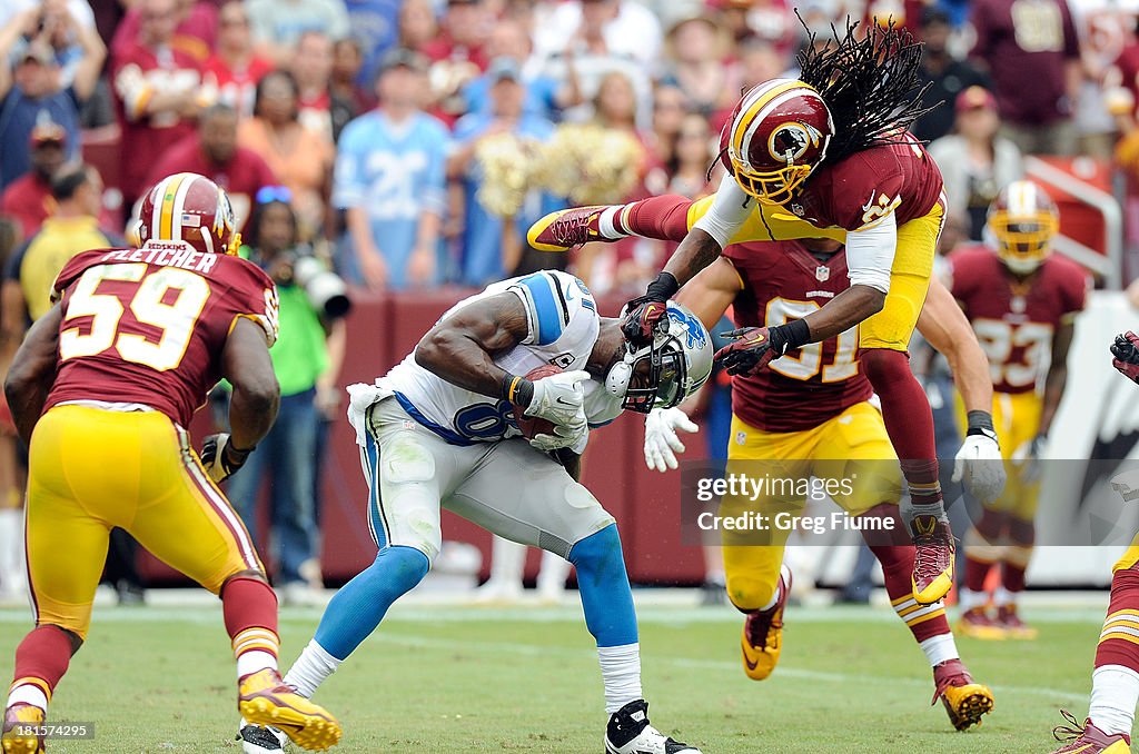 Detroit Lions v Washington Redskins