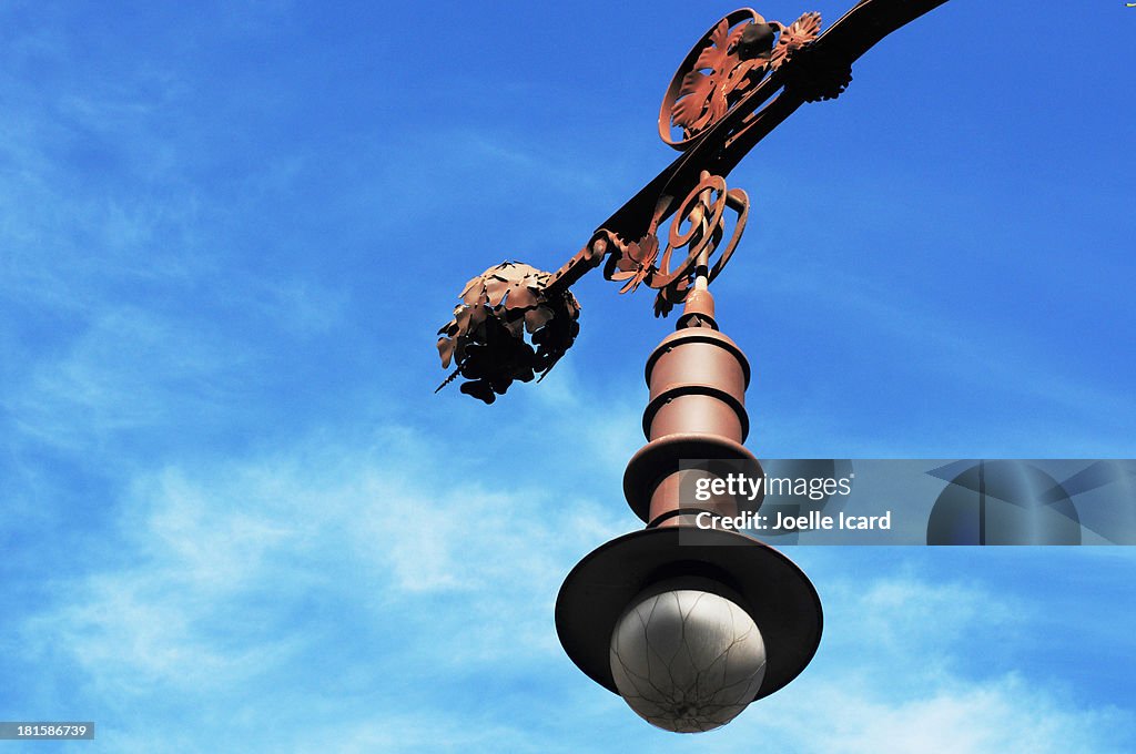 Street light on Passeig de Gracia