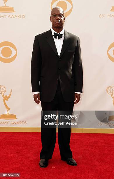 Actor Andre Braugher arrives at the 65th Annual Primetime Emmy Awards held at Nokia Theatre L.A. Live on September 22, 2013 in Los Angeles,...