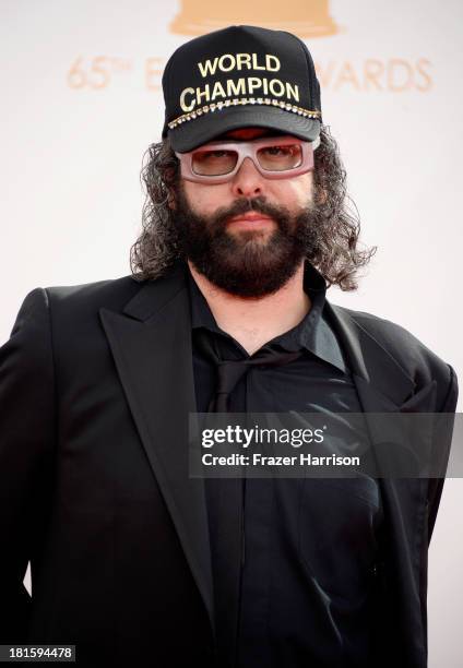 Actor Judah Friedlander arrives at the 65th Annual Primetime Emmy Awards held at Nokia Theatre L.A. Live on September 22, 2013 in Los Angeles,...