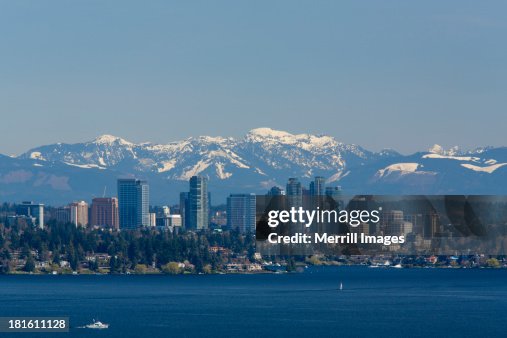 Bellevue Skyline over Lake Washington Bellevue Skyline over Lake Washington