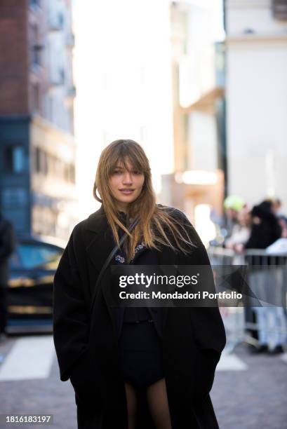 Italian actress Carlotta Antonelli guest at the Vanity Fair Stories event at the Teatro Lirico. Milan , November 25th, 2023