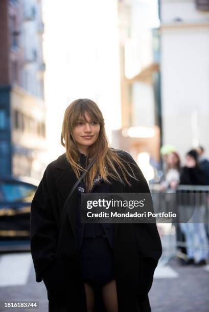 Italian actress Carlotta Antonelli guest at the Vanity Fair Stories event at the Teatro Lirico. Milan , November 25th, 2023