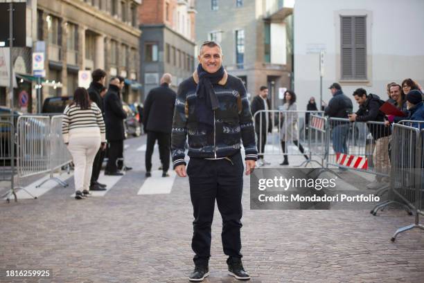 Italian former professional footballer Christian Vieri attends Vanity Fair Stories event at the Teatro Lirico. Milan , November 26th, 2023