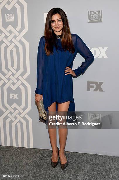Actress Noureen DeWulf attends the FOX Broadcasting Company, Twentieth Century FOX Television and FX Post Emmy Party at Soleto on September 22, 2013...