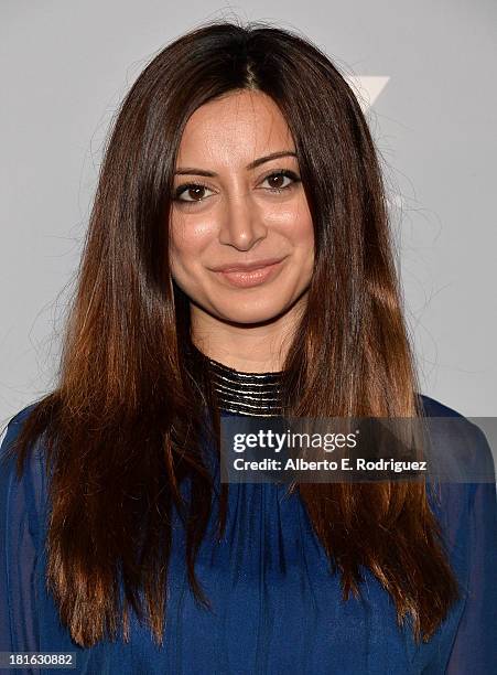 Actress Noureen DeWulf attends the FOX Broadcasting Company, Twentieth Century FOX Television and FX Post Emmy Party at Soleto on September 22, 2013...