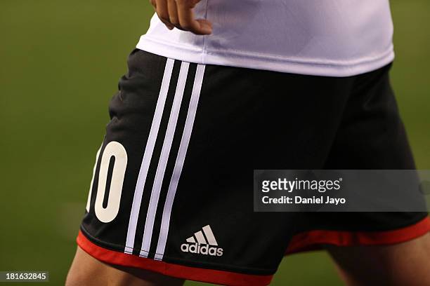 Manuel Lanzini, of River Plate, during a match between River Plate and All Boys as part of the Torneo Inicial 2013 at Monumental Stadium on September...