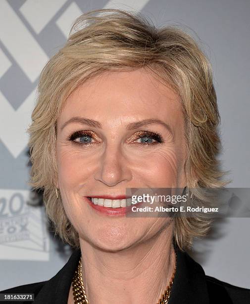 Actress Jane Lynch attends the FOX Broadcasting Company, Twentieth Century FOX Television and FX Post Emmy Party at Soleto on September 22, 2013 in...