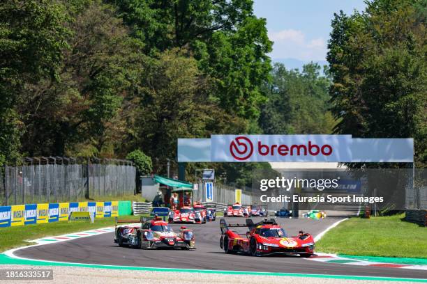 Ferrari Af Corse Ferrari 499P - Alessandro Pier Guidi / James Calado / Antonio Giovinazzi during the 6 Hours of Monza at Autodromo di Monza on July...