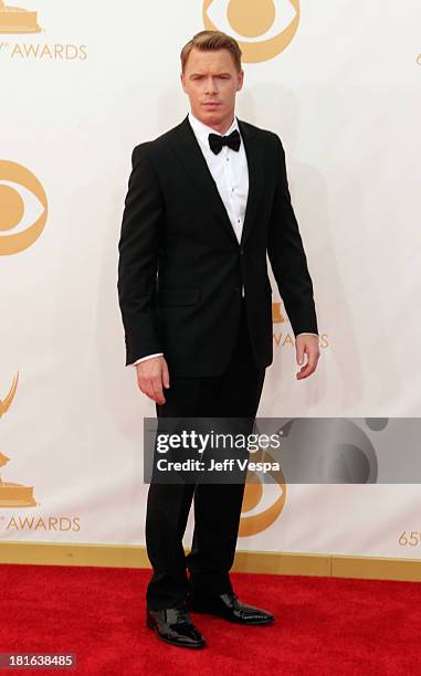 Actor Diego Klattenhoff arrives at the 65th Annual Primetime Emmy Awards held at Nokia Theatre L.A. Live on September 22, 2013 in Los Angeles,...