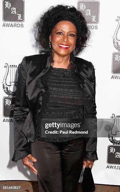 Singer Scherrie Payne attends the 24th Annual Heroes And Legends Awards at Beverly Hills Hotel on September 22, 2013 in Beverly Hills, California.