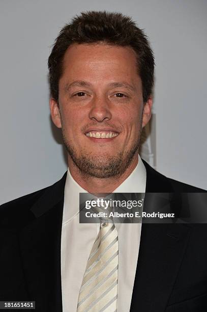 Composer Nathan Barr attends the FOX Broadcasting Company, Twentieth Century FOX Television and FX Post Emmy Party at Soleto on September 22, 2013 in...