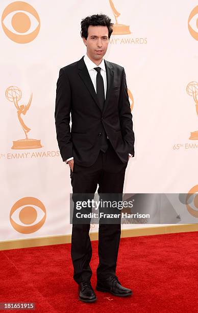 Actor Alex Karpovsky arrives at the 65th Annual Primetime Emmy Awards held at Nokia Theatre L.A. Live on September 22, 2013 in Los Angeles,...