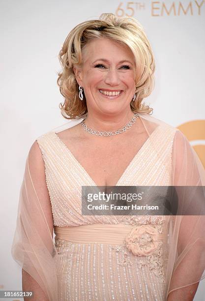 Actress Jayne Atkinson arrives at the 65th Annual Primetime Emmy Awards held at Nokia Theatre L.A. Live on September 22, 2013 in Los Angeles,...